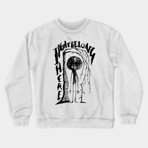 Creep - Illustrated Lyrics Crewneck Sweatshirt by bangart